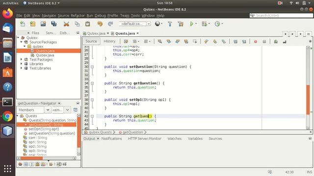 Simple Quiz Application using Java (Part 1) смотреть онлайн