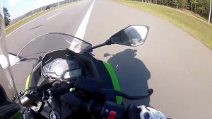 разгон kawasaki ninja 300 до 160 км/ч