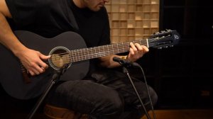 Student Series 3/4 Size Guitar by Ortega Guitars - Satin Black - RST5M-3/4BK