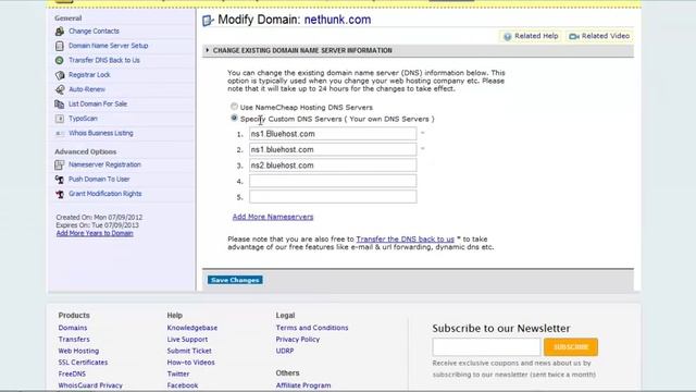 How To Point NameCheap Domain To Bluehost Hosting смотреть онлайн