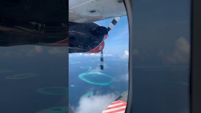 Мальдивские острова из окна иллюминатора выглядят завораживающе ❤️ #мальдивы #кивитур #kiwitur смотреть онлайн