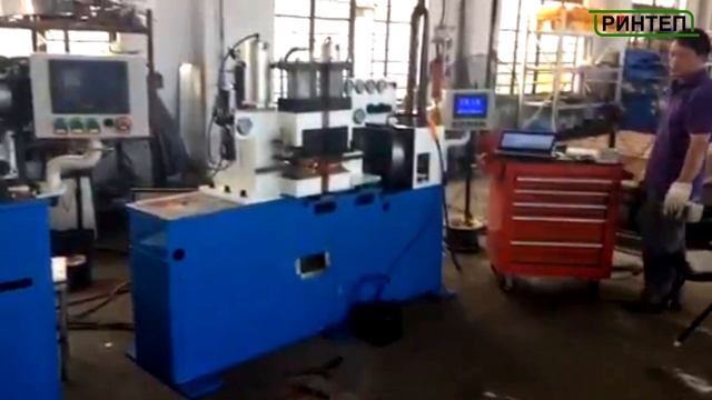 Сварочный аппарат для стыковой сварки стальных прутков-труб смотреть онлайн