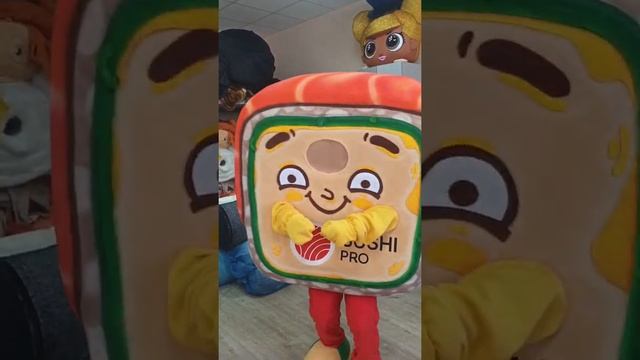 Ростовой Костюм " Ролл ". Костюм для Аниматора. Костюм Суши
