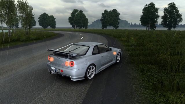 Euro Truck Simulator 2 Мод NISSAN SKYLINE R34 GT-R