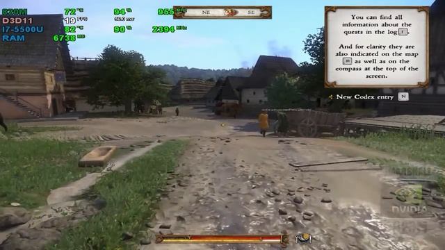 KINGDOM COME DELIVERANCE GAMEPLAY GEFORCE 820M 2GB