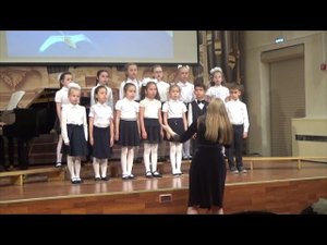 А. Флярковский ЛЕБЕДЬ исполняет хор учащихся 1 класса ЕДШИ № 4 "АртСозвездие", Екатеринбург