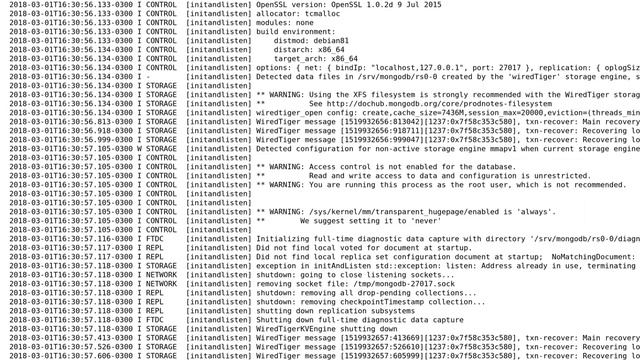 Mongod with bind_ip error "Address already in use" смотреть онлайн