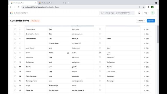 How to Customize Form in OneHash CRM смотреть онлайн