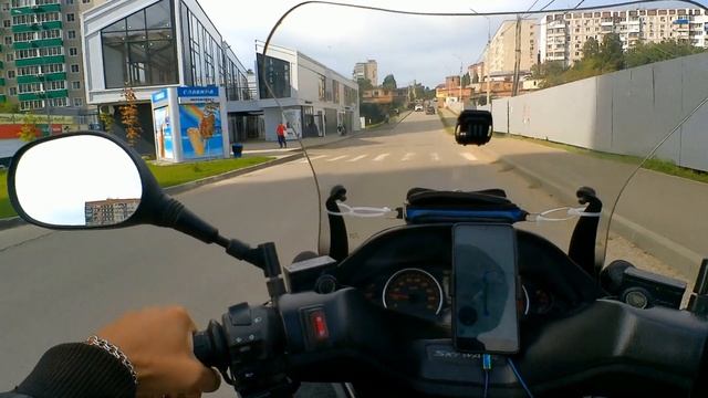 Очередной день мотокурьера,четыре заказа