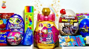 СЮРПРИЗ MIX! VIP PETS CELEBRIPETS, ZURU Smashers, Hatchimals, NewBorn Unicorn, Surprise unboxing