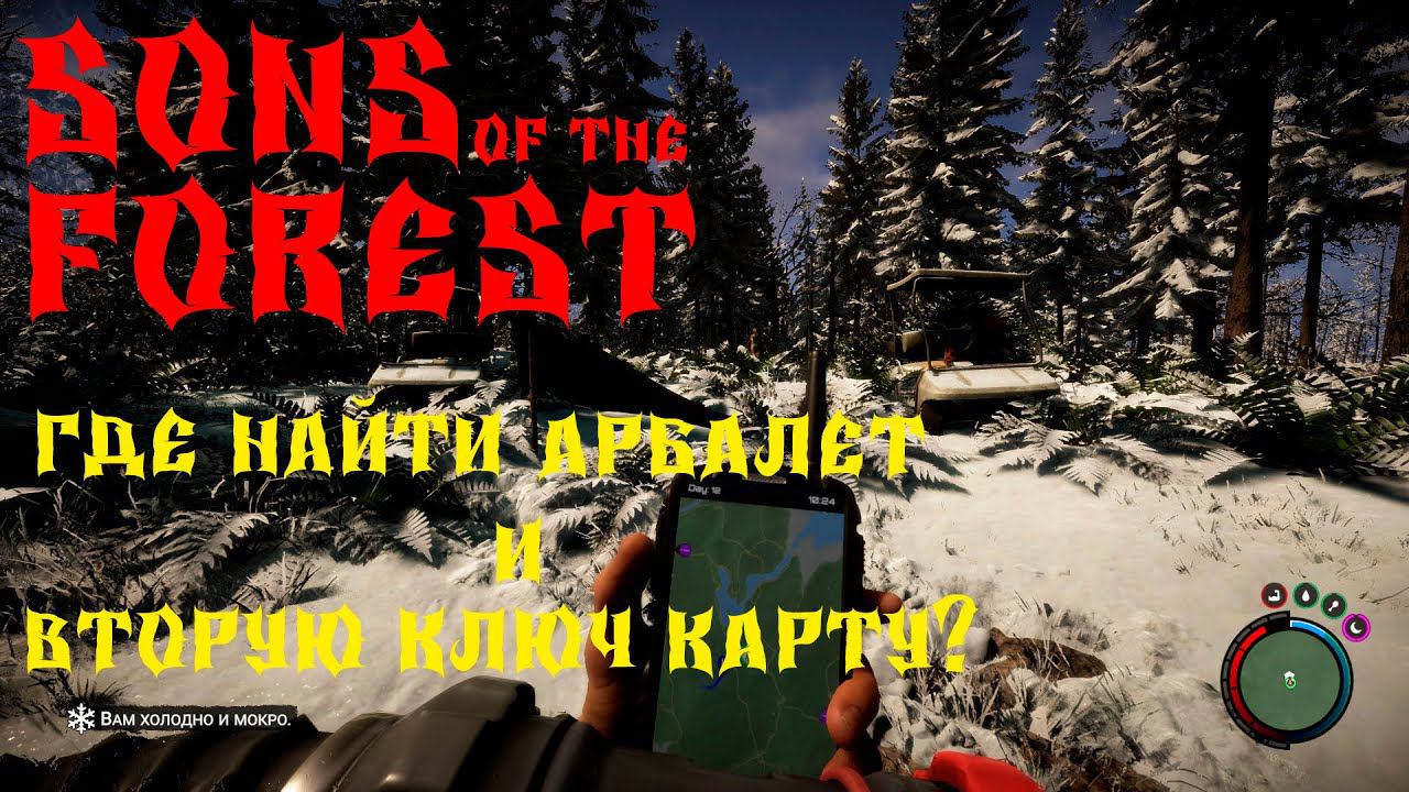 Sons Of The Forest ГДЕ НАЙТИ АРБАЛЕТ И ВТОРУЮ КЛЮЧ - КАРТУ ? смотреть онлайн