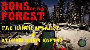 Sons Of The Forest ГДЕ НАЙТИ АРБАЛЕТ И ВТОРУЮ КЛЮЧ - КАРТУ ?
