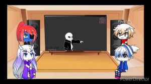 Реакция персонажей андертейл на битву ..... против ...........