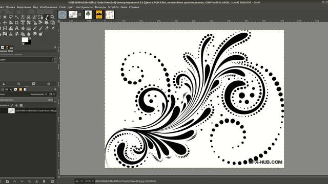 Уроки по графическому редактору GIMP: Как удалить ненужный цвет в GIMP
