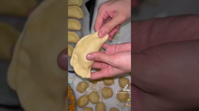Самса с тыквой. Рецепт самсы из песочного теста. Лепка самсы