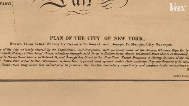 Where Manhattans grid plan came from