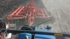 Дисковая борона QUIVOGNE (Кивонь) Флео Флео 6,2м по подсолнечнику ч.2