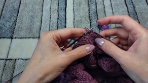 Жакет спицами с имитацией втачного рукава.МК.Часть 2.