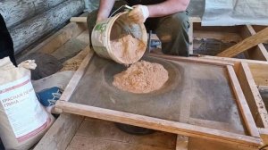 Как делают глиняный раствор Московские печники для кладки банных и отопительных печей.