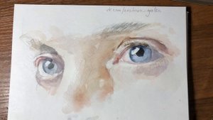 Рисуем глаза акварелью *ART-MASTER*