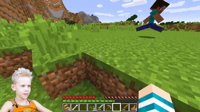 ВЫЖИВАНИЕ С ПАПОЙ В МАЙНКРАФТЕ Самая страшная ночь Minecraft