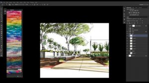 Landscape Design Sketch | Rendering with Marker Brushes!