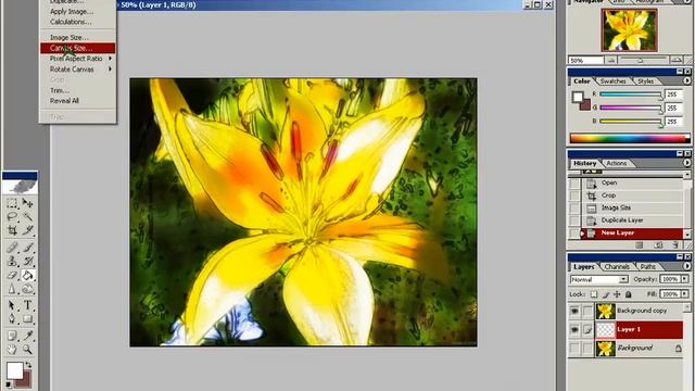 Создание картинки фотошоп