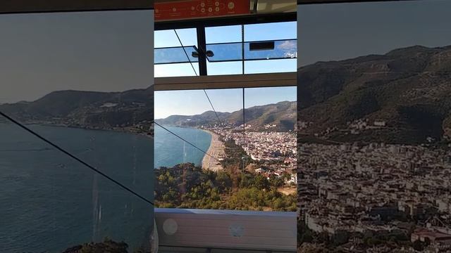 Аланья канатная дорога октябрь 2021 Alanya teleferik