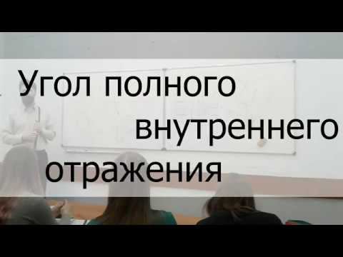 Угол полного внутреннего отражения