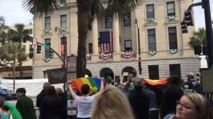 Vice President Mike Pence at the 2018 Savannah St. Patrick's Day Parade