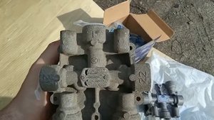 Замена четырехконтурного крана Ман ТГА
