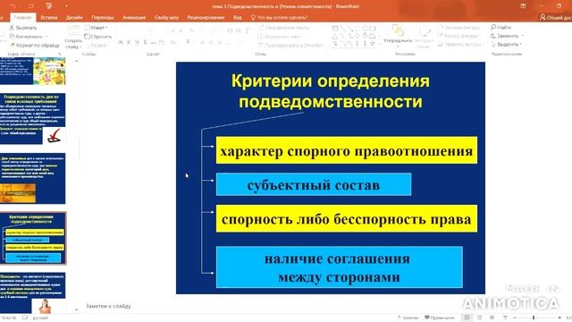 Самсонов Н.В. 4.2 Подведомственность