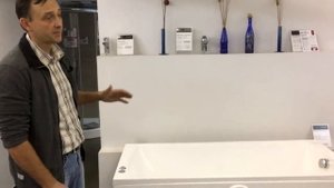 Ванна акриловая Huskarl Swana 180х80 New без гидромассажа