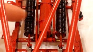 Модель (пантографа) двухрычажный токоприёмник Л-13У.