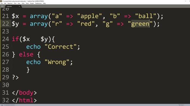 14: Array Operators in PHP | PHP Programming Tutorial for Beginners in Sinhala