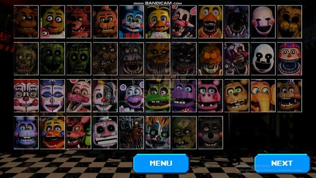 Все скримеры Фнаф 7 симулятор скримеров (FNaF U.C.N. jumpscare simulator) смотреть онлайн