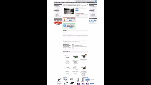 661 5303 LCD iMac 21 5 LM215WF3SLA1 MB950LL MC413LL A1311 Late 2009 смотреть онлайн