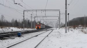 Зимний день на станции Пибаньшур Горьковской железной дороги и в её окрестностях, часть 1.