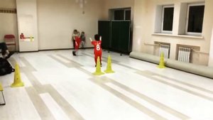 Тренировка по футболу для детей 3-4 года