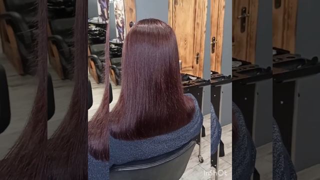 Окрашивание один тон стрижка Hair coloring one tone & haircut #окрашивание #haircoloring #haircut