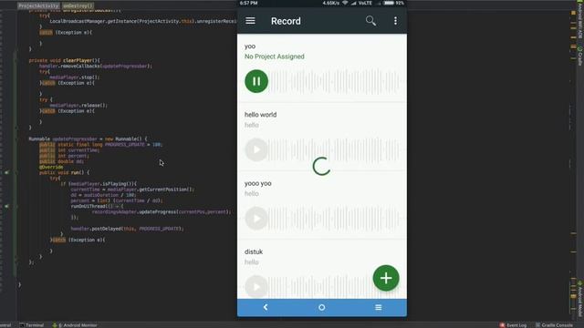 android image clip progressbar смотреть онлайн
