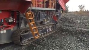 Гусеничный ход конусной дробилки C-1550 Terex Finlay