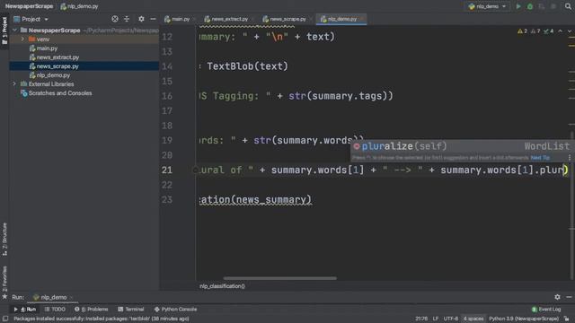 Python Natural Language Processing Tutorial with TextBlob | Data Science for Media Bias Detection #