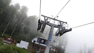 Волчья скала,канатная дорога,Роза Хутор