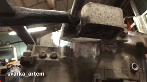 Сварка корпуса коробки передач