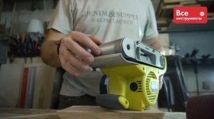 Обзор ленточной шлифмашины Ryobi EBS1310VFHG