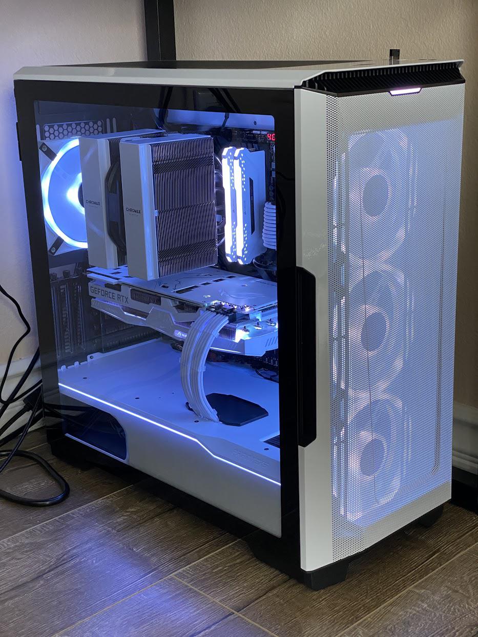 СНЕЖНЫЙ КОРОЛЬ! PHANTEKS Eclipse p500a white RGB с ОНЛАЙНТРЕЙД.РУ обзор