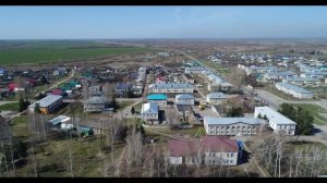 Село Новая Малыкла с птичьего полёта