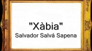 Xàbia - Salvador Salvá Sapena [Pasodoble]