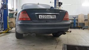 exhaust w220  s55 amg vs exhaust w220 s55 amg kompressor